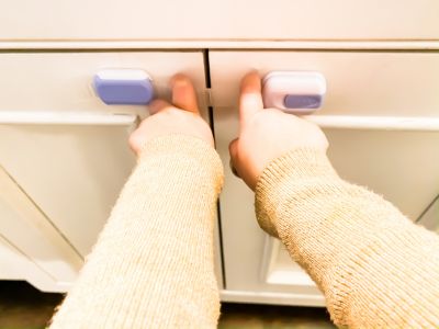 Childproofed Kitchen